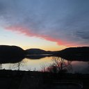 hudson sunset
